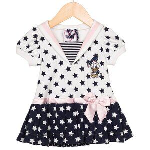 MONNALISA Girls' Pleated Star Print Dress w/ Tags